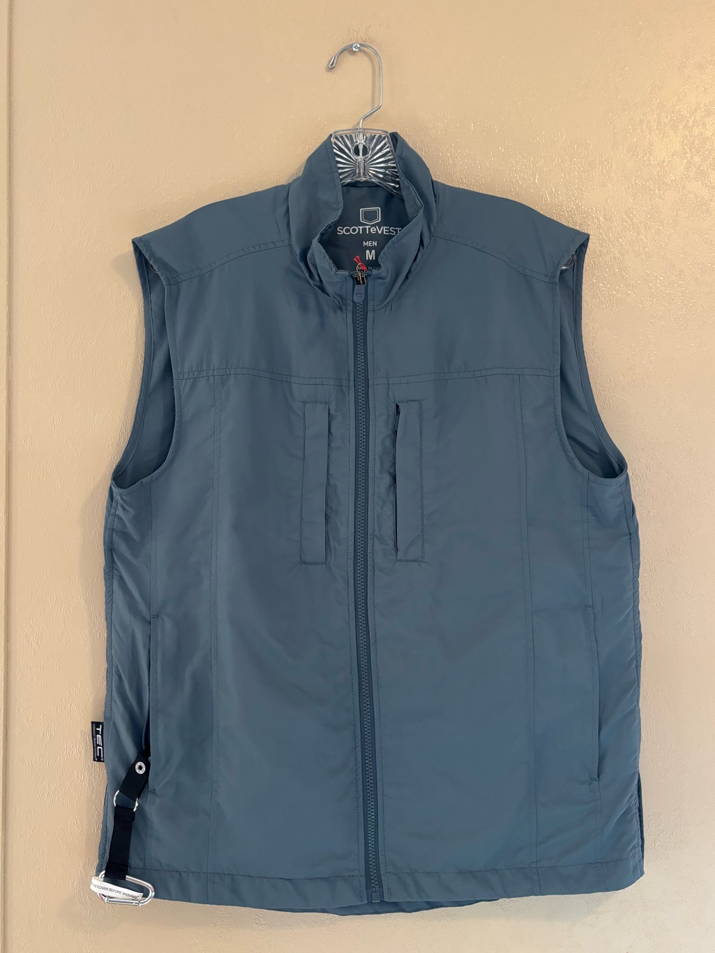 Scottevest Men’s Slate Blue Travel Vest - M